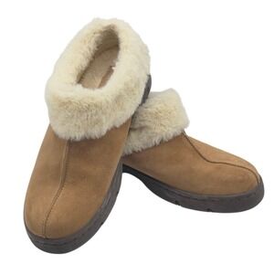 Easy Spirit Glacier Women's Suede Clogs Slip-On Shoes Size 11M Medium Brown